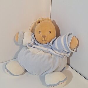 Kaloo Blue  Chubby Sailor Bunny Rabbit Soft Stuffed Animal Plush